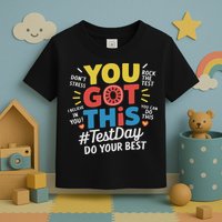 Test Day Rock The Test You Got This Teacher Test Testing Day Toddler T-Shirt