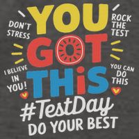 Test Day Rock The Test You Got This Teacher Test Testing Day Vector Backpack