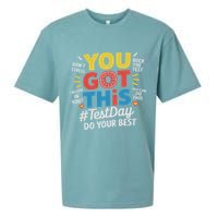 Test Day Rock The Test You Got This Teacher Test Testing Day Sueded Cloud Jersey T-Shirt