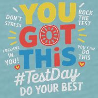 Test Day Rock The Test You Got This Teacher Test Testing Day Sueded Cloud Jersey T-Shirt