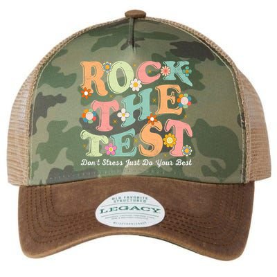 Test Day Rock The Test Teacher Testing Day You Got This  Legacy Tie Dye Trucker Hat
