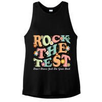 Test Day Rock The Test Teacher Testing Day You Got This  Ladies PosiCharge Tri-Blend Wicking Tank
