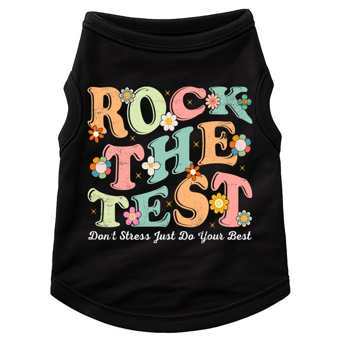 Test Day Rock The Test Teacher Testing Day You Got This  Doggie Tank