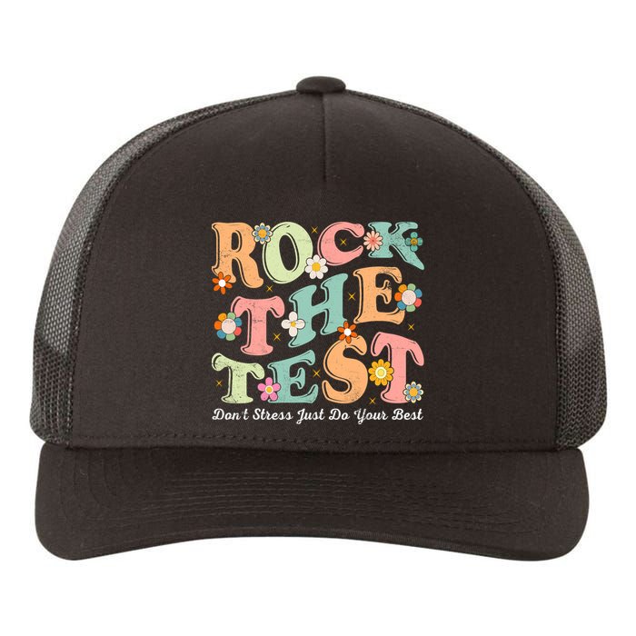 Test Day Rock The Test Teacher Testing Day You Got This  Yupoong Adult 5-Panel Trucker Hat