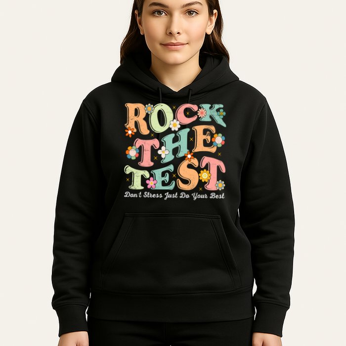 Test Day Rock The Test Teacher Testing Day You Got This  Hoodie