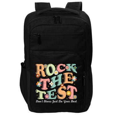 Test Day Rock The Test Teacher Testing Day You Got This  Impact Tech Backpack