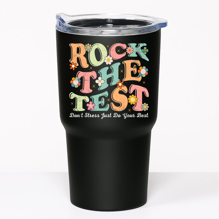 Test Day Rock The Test Teacher Testing Day You Got This  Tumbler