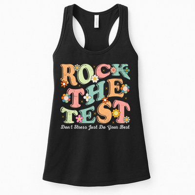 Test Day Rock The Test Teacher Testing Day You Got This  Womens Tank Top