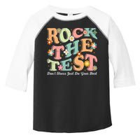 Test Day Rock The Test Teacher Testing Day You Got This  Toddler Fine Jersey T-Shirt
