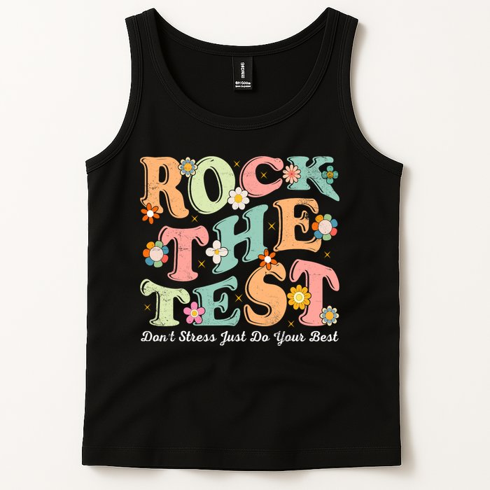Test Day Rock The Test Teacher Testing Day You Got This  Tank Top