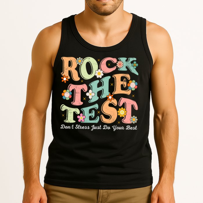 Test Day Rock The Test Teacher Testing Day You Got This  Tank Top