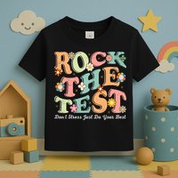 Test Day Rock The Test Teacher Testing Day You Got This  Toddler T-Shirt