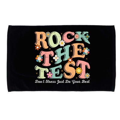 Test Day Rock The Test Teacher Testing Day You Got This  Microfiber Hand Towel