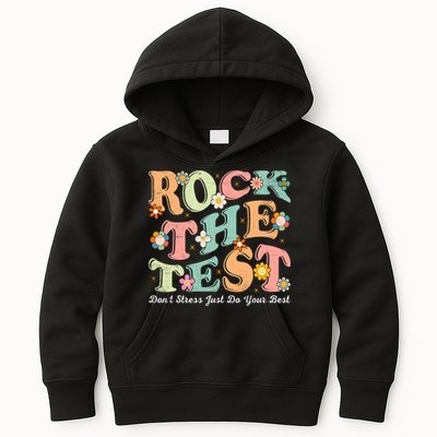 Test Day Rock The Test Teacher Testing Day You Got This  Kids Hoodie