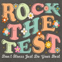 Test Day Rock The Test Teacher Testing Day You Got This  Cotton Canvas Backpack