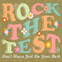 Test Day Rock The Test Teacher Testing Day You Got This  Garment-Dyed Women's Muscle Tee