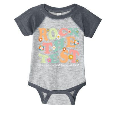 Test Day Rock The Test Teacher Testing Day You Got This  Infant Baby Jersey Bodysuit