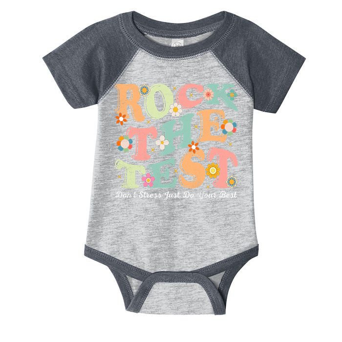 Test Day Rock The Test Teacher Testing Day You Got This  Infant Baby Jersey Bodysuit