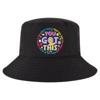 Test Day Rock The Test Teacher Testing Day You Got This Cool Comfort Performance Bucket Hat