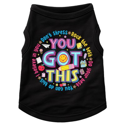 Test Day Rock The Test Teacher Testing Day You Got This Doggie Tank