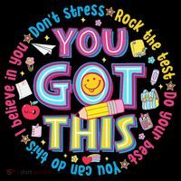 Test Day Rock The Test Teacher Testing Day You Got This Doggie Tank
