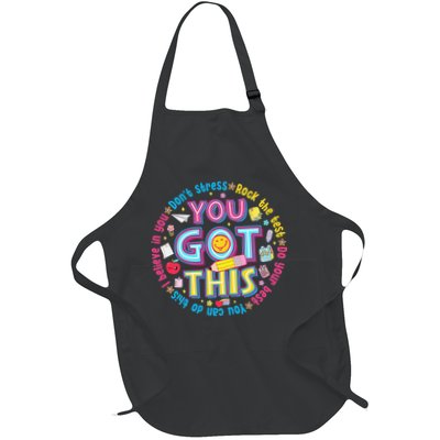 Test Day Rock The Test Teacher Testing Day You Got This Apron