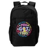 Test Day Rock The Test Teacher Testing Day You Got This Backpack