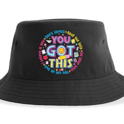 Test Day Rock The Test Teacher Testing Day You Got This Sustainable Bucket Hat