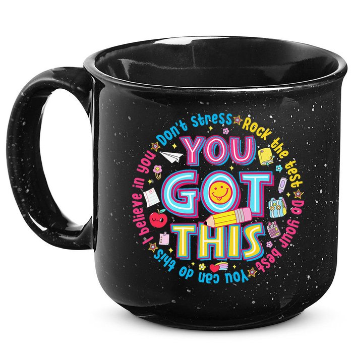 Test Day Rock The Test Teacher Testing Day You Got This 15oz Campfire Ceramic Mug