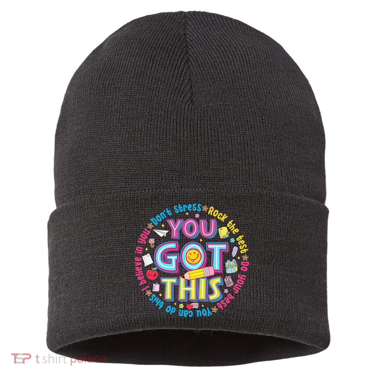 Test Day Rock The Test Teacher Testing Day You Got This Sustainable Knit Beanie