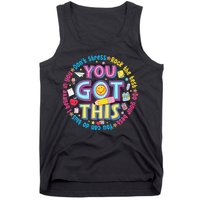 Test Day Rock The Test Teacher Testing Day You Got This Tank Top