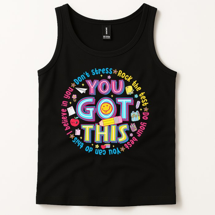 Test Day Rock The Test Teacher Testing Day You Got This Tank Top