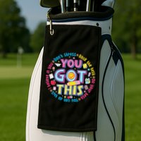 Test Day Rock The Test Teacher Testing Day You Got This Golf Towel