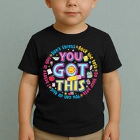 Test Day Rock The Test Teacher Testing Day You Got This Toddler T-Shirt