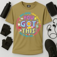 Test Day Rock The Test Teacher Testing Day You Got This Cooling Performance Crew T-Shirt