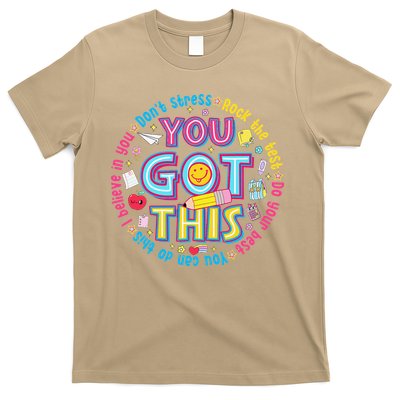 Test Day Rock The Test Teacher Testing Day You Got This T-Shirt