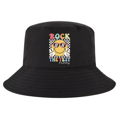 Test Day Rock The Test Motivational Teacher Testing Day  Cool Comfort Performance Bucket Hat