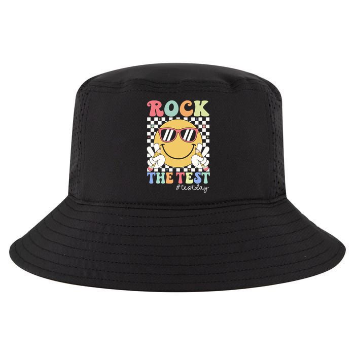 Test Day Rock The Test Motivational Teacher Testing Day  Cool Comfort Performance Bucket Hat