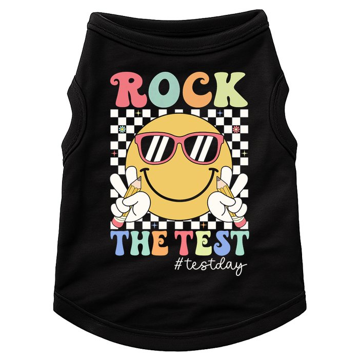 Test Day Rock The Test Motivational Teacher Testing Day  Doggie Tank