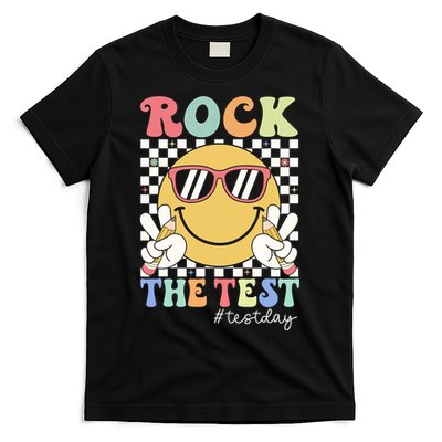 Test Day Rock The Test Motivational Teacher Testing Day  T-Shirt