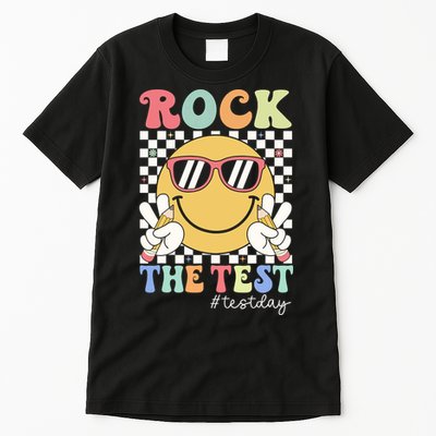 Test Day Rock The Test Motivational Teacher Testing Day  Tall T-Shirt