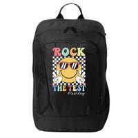 Test Day Rock The Test Motivational Teacher Testing Day  City Backpack