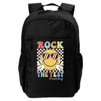 Test Day Rock The Test Motivational Teacher Testing Day  Backpack