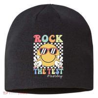 Test Day Rock The Test Motivational Teacher Testing Day  Sustainable Beanie