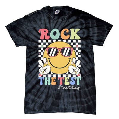 Test Day Rock The Test Motivational Teacher Testing Day  Tie-Dye T-Shirt