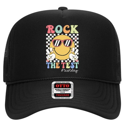 Test Day Rock The Test Motivational Teacher Testing Day  Trucker Hat