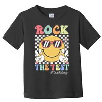 Test Day Rock The Test Motivational Teacher Testing Day  Toddler T-Shirt