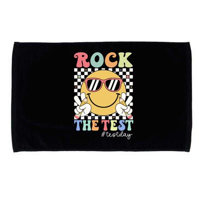 Test Day Rock The Test Motivational Teacher Testing Day  Microfiber Hand Towel