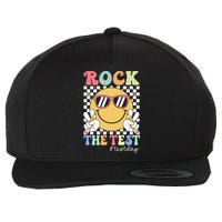 Test Day Rock The Test Motivational Teacher Testing Day  Wool Snapback Cap