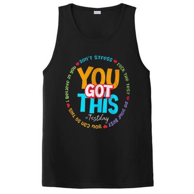 Test Day Rock The Test Teacher Te Day You Got This PosiCharge Competitor Tank